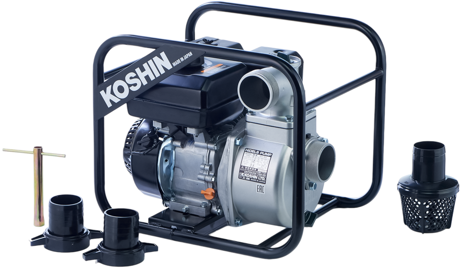Бензиновая Koshin мотопомпа для слабозагрязненной воды koshin