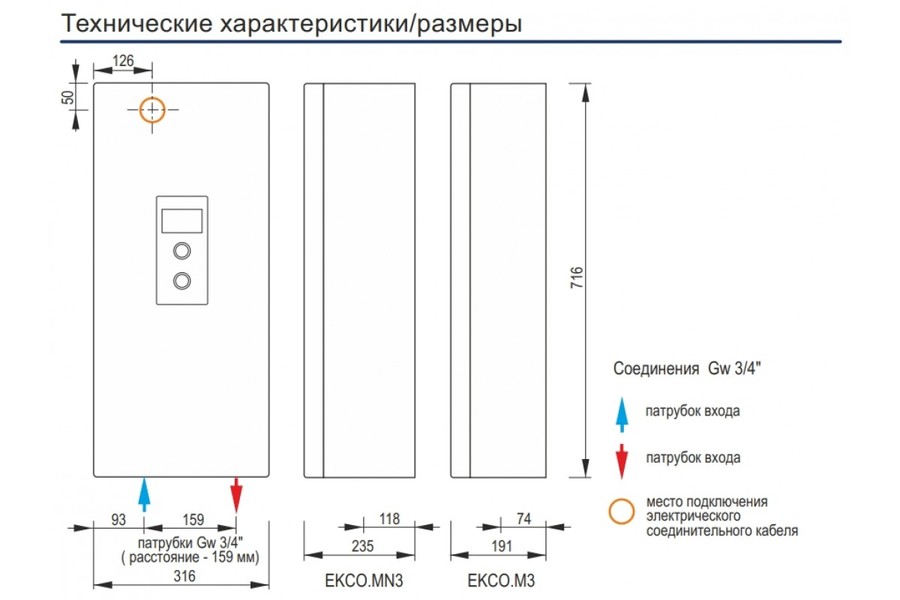 Электрический котел Kospel