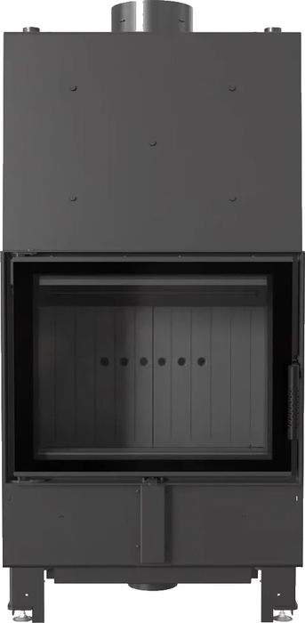 

Фронтальная дровяная топка Kratki, Kratki LUCY/PW/12/W, черная футеровка, двойное стекло PRO