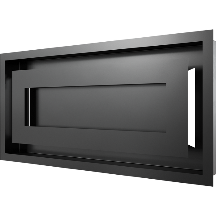 Вентиляционная решетка Kratki WIND Черная 22х45, цвет черный