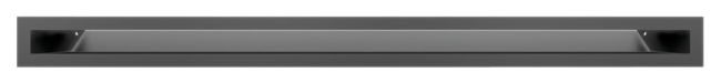 Вентиляционная решетка Kratki Люфт графитовая 6х80 LUFT/6/80/45S/G, цвет графитовый Kratki Люфт графитовая 6х80 LUFT/6/80/45S/G - фото 3
