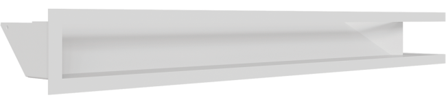 Вентиляционная решетка Kratki Люфт угловая левая белая LUFT/NL/9/8040/45S/B, цвет белый Kratki Люфт угловая левая белая LUFT/NL/9/8040/45S/B - фото 2