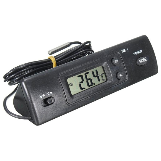 Термометр Kromatech DS-1 с часами и внешним датчиком