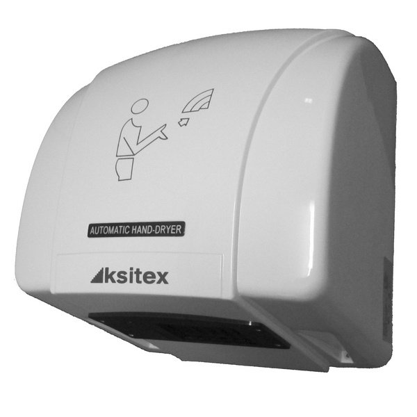 Пластиковая сушилка для рук Ksitex M-1500-1 (эл.сушилка для рук) пластиковая сушилка для рук ksitex m 2000 с эл сушилка для рук