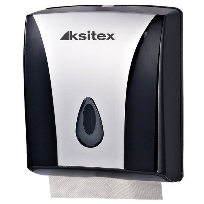 Диспенсер для бумажных полотенец Ksitex ТН-8228D, цвет черный/серебро - фото 2