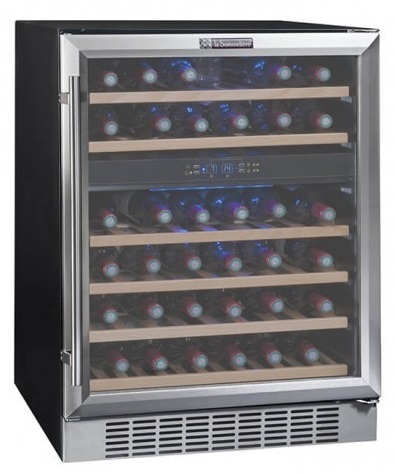 Встраиваемый винный шкаф 22-50 бутылок LaSommeliere светодиодная консоль пять звезд 90 x 200 см синяя 220в