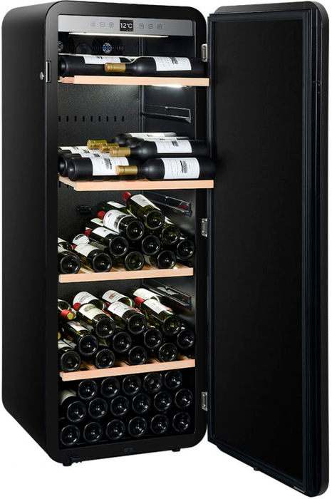 Отдельностоящий винный шкаф 101-200 бутылок LaSommeliere APOGEE150, цвет черный - фото 3