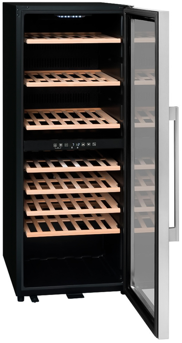 Отдельностоящий винный шкаф 101-200 бутылок LaSommeliere ECS135.2Z, цвет черный - фото 2