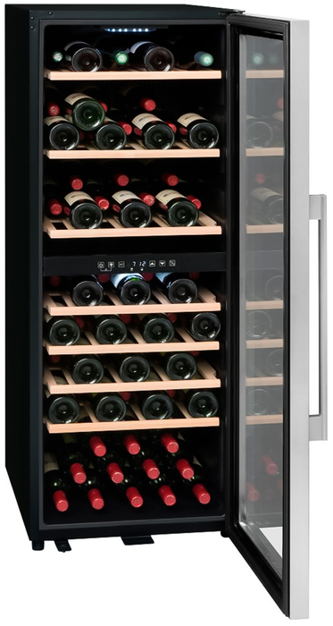 Отдельностоящий винный шкаф 101-200 бутылок LaSommeliere ECS135.2Z, цвет черный - фото 3