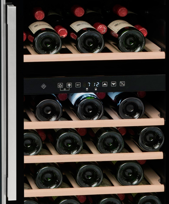 Отдельностоящий винный шкаф 101-200 бутылок LaSommeliere ECS135.2Z, цвет черный - фото 6
