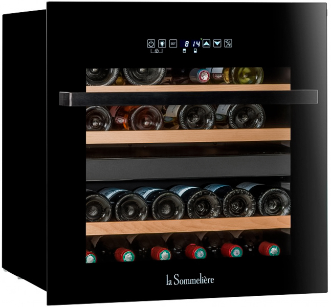 Встраиваемый винный шкаф 22-50 бутылок LaSommeliere коннектор угловой внутренний radity встраиваемый tra084ct 12b