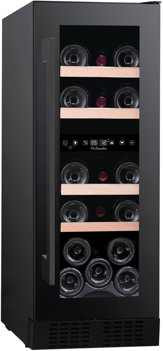 Встраиваемый винный шкаф LaSommeliere LSBU18DZ, цвет черный