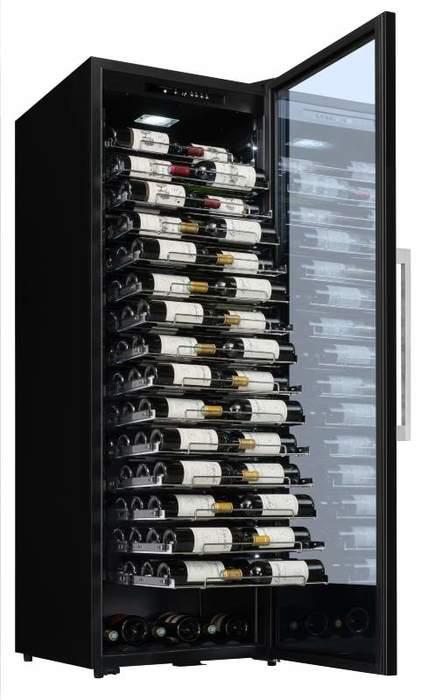 Отдельностоящий винный шкаф 101-200 бутылок LaSommeliere PRO160, цвет черный - фото 2