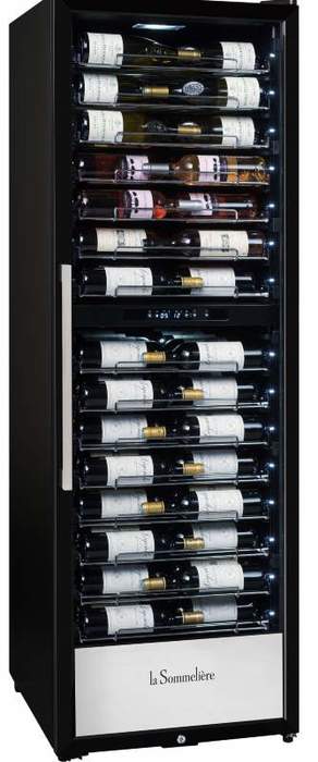 Отдельностоящий винный шкаф 101-200 бутылок LaSommeliere клетка для грызунов ferplast hamster duo белая в ассортименте
