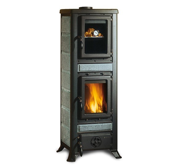 

Дровяная печь La Nordica, Серый, La Nordica Fulvia Forno Liberty PT (в камне)