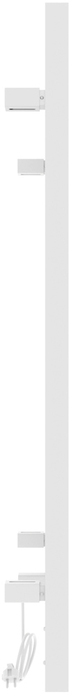 Электрический полотенцесушитель лесенка Laris Астор ЧК П12 350/900 правый, цвет белый Laris Астор ЧК П12 350/900 правый - фото 4