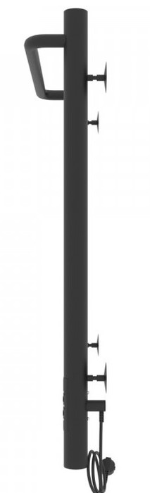 Электрический полотенцесушитель лесенка Laris Прайм ЧКЧ П6 400/600 правый, цвет черный Laris Прайм ЧКЧ П6 400/600 правый - фото 3