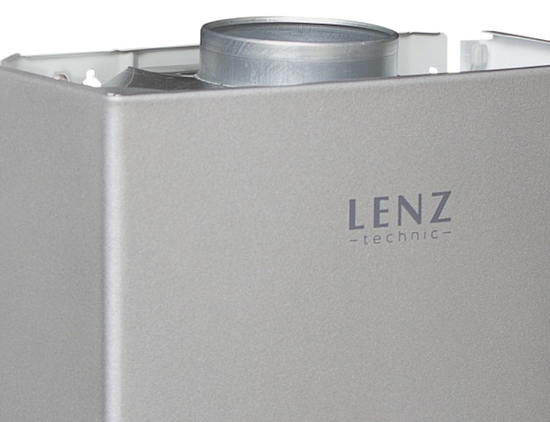 Газовый проточный водонагреватель Lenz Technic 10L SILVER, размер 550х330х180 - фото 3