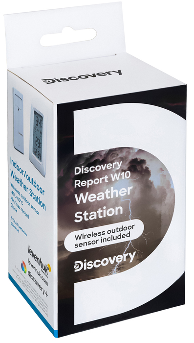 Цифровая метеостанция Levenhuk Discovery Report W10, цвет белый - фото 2
