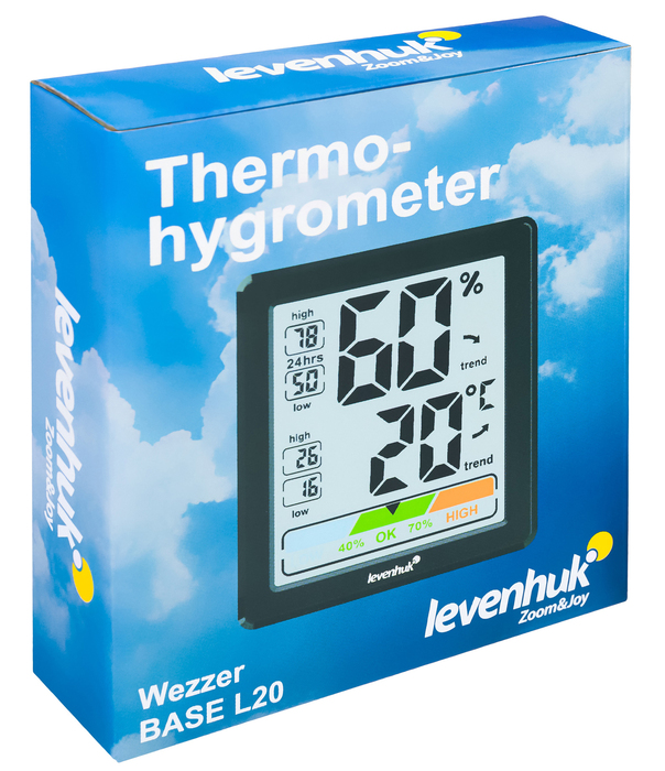 Цифровая метеостанция Levenhuk Wezzer BASE L20, цвет черный - фото 2