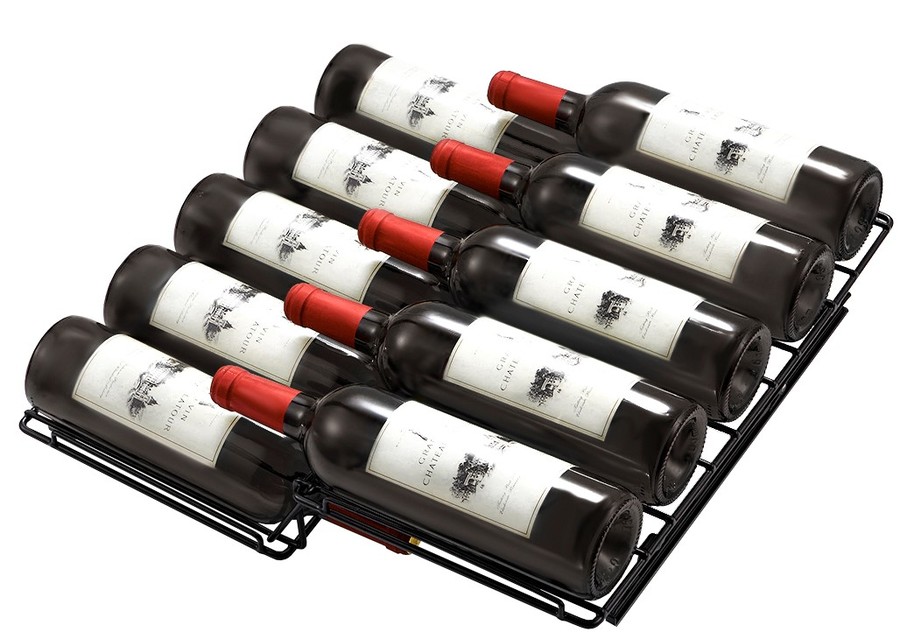 Отдельностоящий винный шкаф 22-50 бутылок Libhof EZ-36 black, цвет черный - фото 7