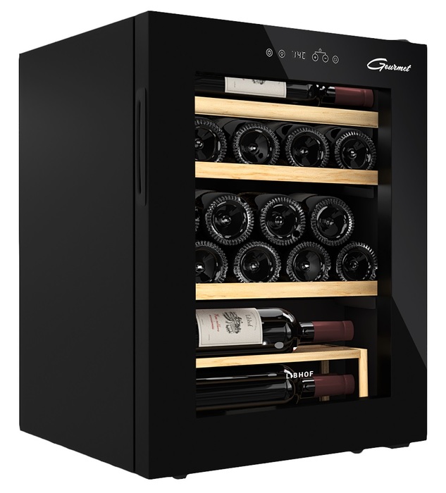 Отдельностоящий винный шкаф 22-50 бутылок Libhof GM-22 black, цвет белый - фото 5