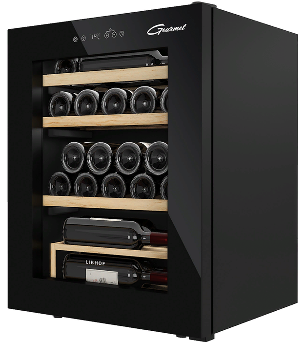 Отдельностоящий винный шкаф 22-50 бутылок Libhof GM-22 black, цвет белый - фото 2
