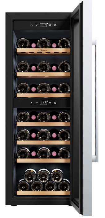 Отдельностоящий винный шкаф 22-50 бутылок Libhof GQD-38 black, цвет чёрный - фото 3