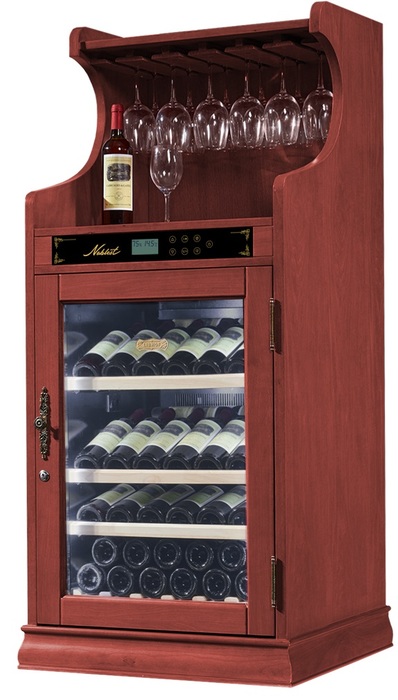 Отдельностоящий винный шкаф 22-50 бутылок Libhof NB-43 Red Wine, цвет красный - фото 3