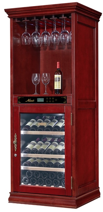 Отдельностоящий винный шкаф 22-50 бутылок Libhof NF-43 Red Wine, цвет красный - фото 2