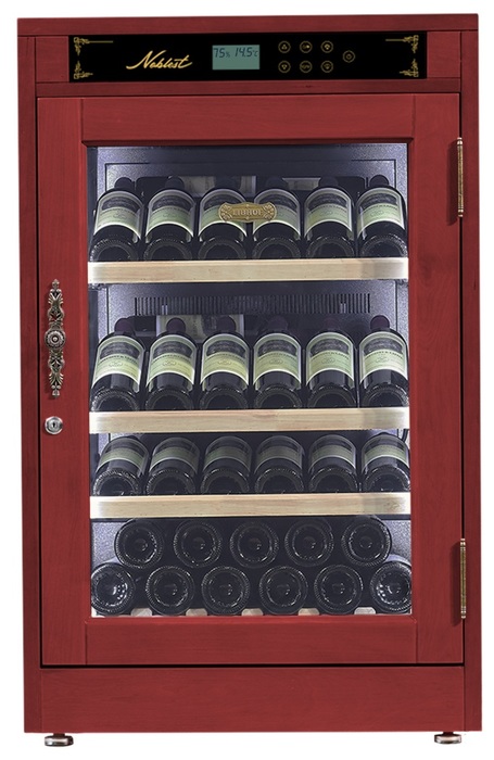 Отдельностоящий винный шкаф 22-50 бутылок Libhof NP-43 Red Wine, цвет красный - фото 3