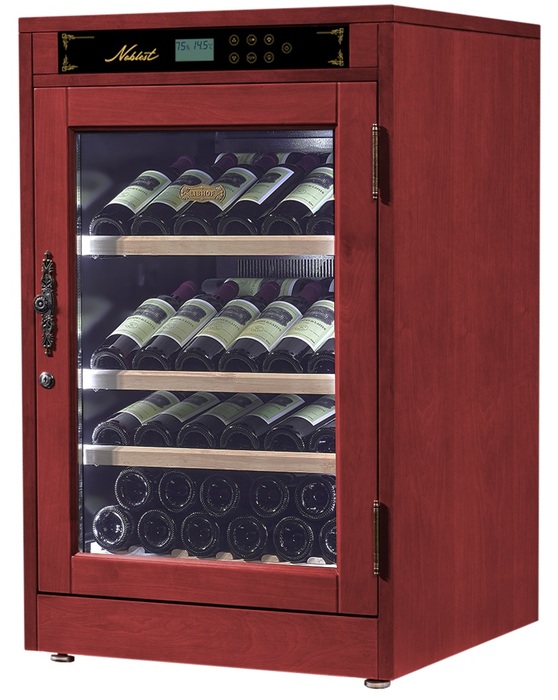 Отдельностоящий винный шкаф 22-50 бутылок Libhof NP-43 Red Wine, цвет красный - фото 4