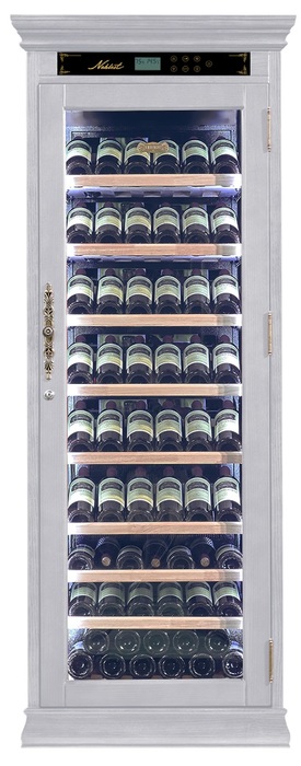 Отдельностоящий винный шкаф 101-200 бутылок Libhof NR-102 White, цвет белый - фото 2