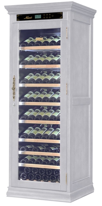 Отдельностоящий винный шкаф 101-200 бутылок Libhof NR-102 White, цвет белый - фото 4