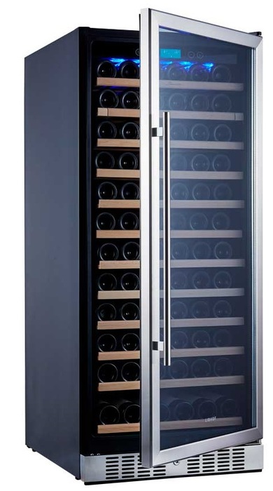 Отдельностоящий винный шкаф 101-200 бутылок Libhof SO-127 silver, цвет серый - фото 4