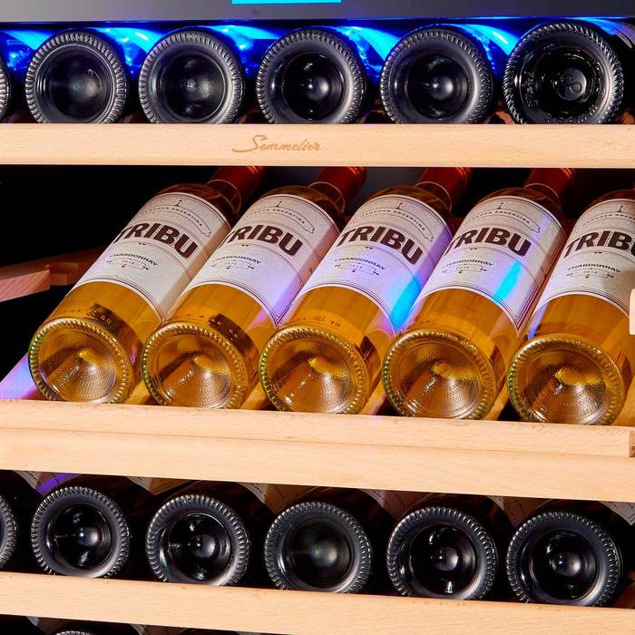 Отдельностоящий винный шкаф 101-200 бутылок Libhof SO-127 silver, цвет серый - фото 7