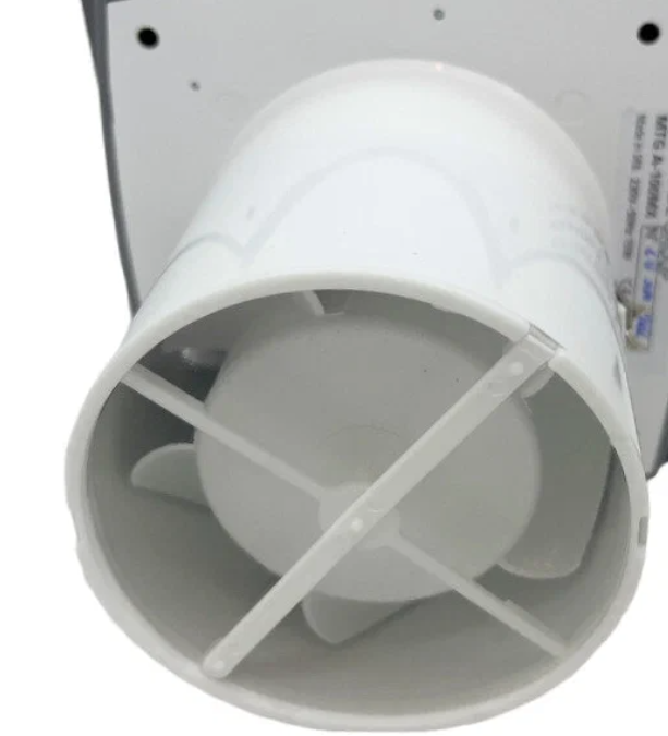 Вытяжка для ванной диаметр 100 мм MAK TRADE GROUP A100MX-H (hygro-timer), цвет белый MAK TRADE GROUP A100MX-H (hygro-timer) - фото 3