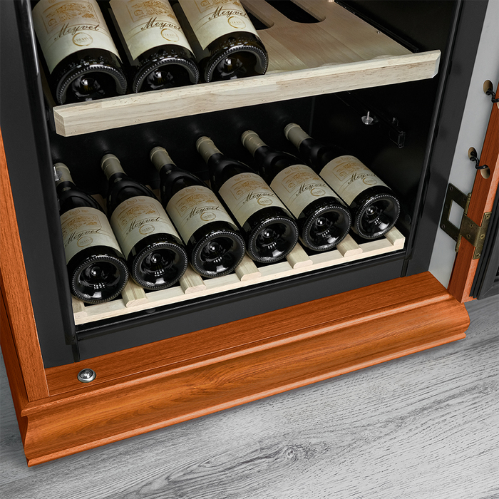 Отдельностоящий винный шкаф 101-200 бутылок MEYVEL MV102-WA1-C (Almond), цвет коричневый MEYVEL MV102-WA1-C (Almond) - фото 7