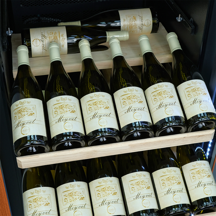 Отдельностоящий винный шкаф 101-200 бутылок MEYVEL MV102-WA1-C (Almond), цвет коричневый MEYVEL MV102-WA1-C (Almond) - фото 8