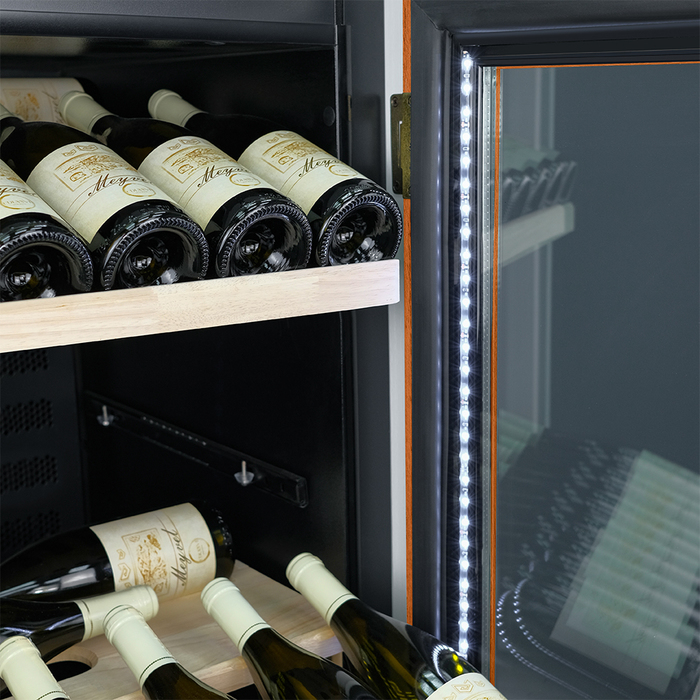 Отдельностоящий винный шкаф 101-200 бутылок MEYVEL MV102-WA1-C (Almond), цвет коричневый MEYVEL MV102-WA1-C (Almond) - фото 10