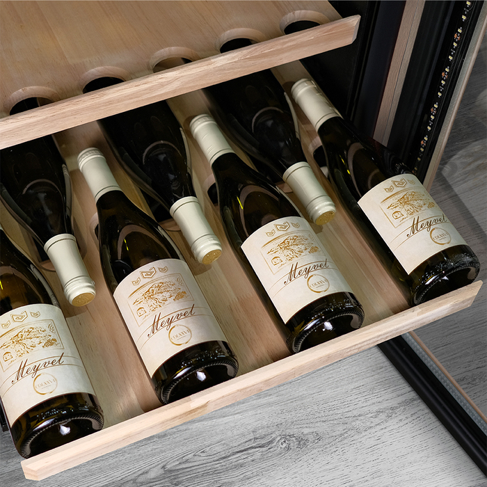 Отдельностоящий винный шкаф 101-200 бутылок MEYVEL MV102-WC1-M (Cold Maple), цвет шампань MEYVEL MV102-WC1-M (Cold Maple) - фото 5