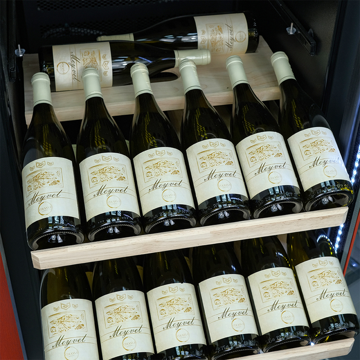 Отдельностоящий винный шкаф 101-200 бутылок MEYVEL MV102-WM1-M (Mahogany), цвет махагон MEYVEL MV102-WM1-M (Mahogany) - фото 10