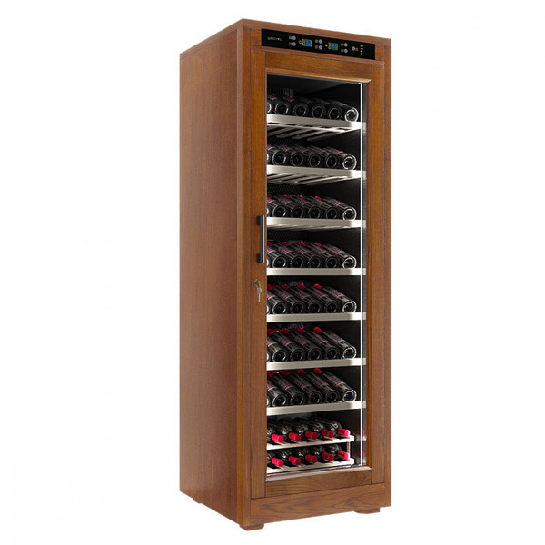 Отдельностоящий винный шкаф 101-200 бутылок MEYVEL MV108-WN1-M, цвет коричневый - фото 3