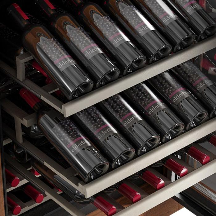 Отдельностоящий винный шкаф 101-200 бутылок MEYVEL MV108-WN1-M, цвет коричневый - фото 9