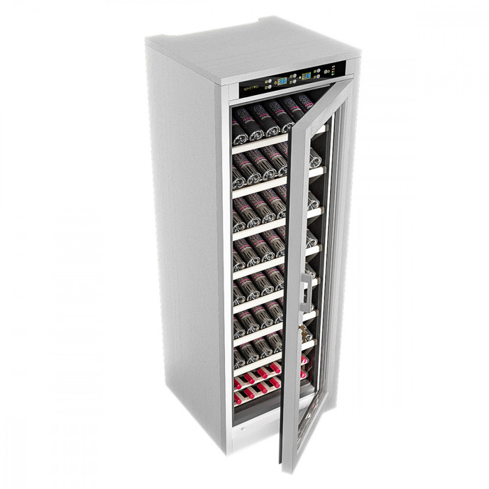 Отдельностоящий винный шкаф 101-200 бутылок MEYVEL MV108-WW1-M, цвет белый - фото 8