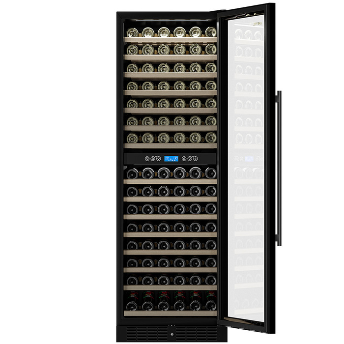 Встраиваемый винный шкаф 101-200 бутылок MEYVEL MV160-KBT2, цвет черный - фото 6