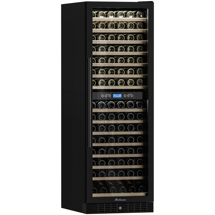 Встраиваемый винный шкаф 101-200 бутылок MEYVEL MV160-KBT2, цвет черный - фото 1