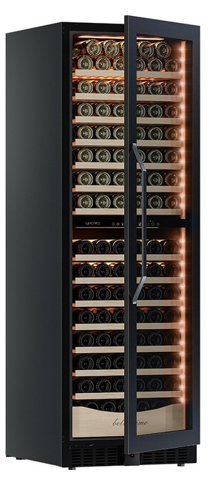 Встраиваемый винный шкаф 101-200 бутылок MEYVEL MV163PRO-KBT2, цвет черный - фото 5