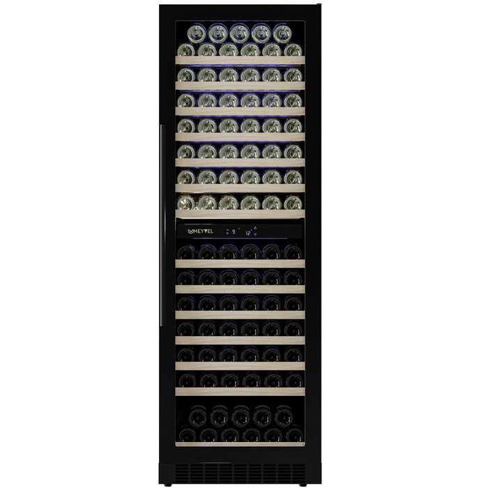 Встраиваемый винный шкаф 101-200 бутылок MEYVEL MV163-KBT2, цвет черный - фото 1