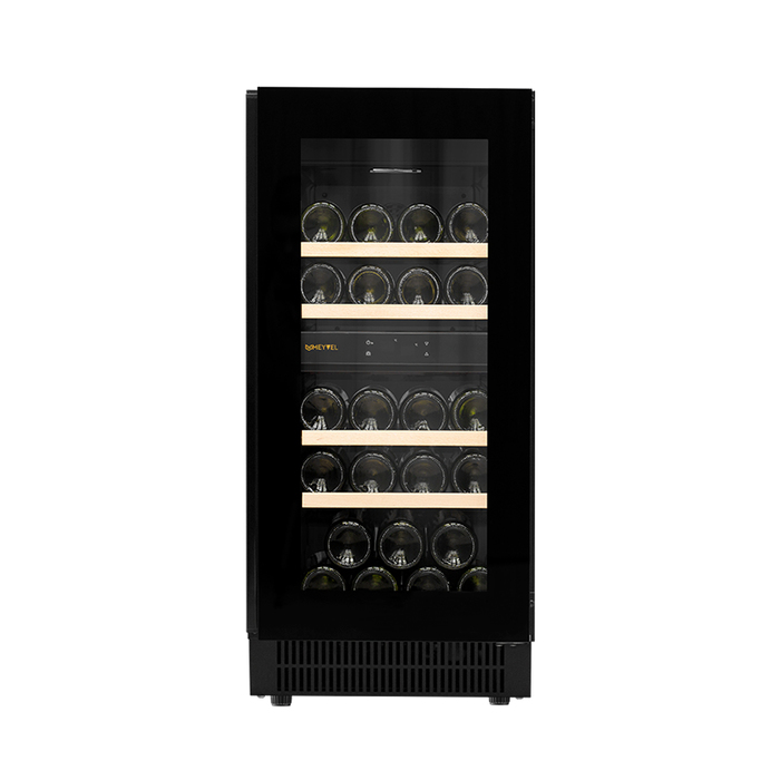 Встраиваемый винный шкаф 22-50 бутылок MEYVEL MV23-KBT2, цвет чёрный